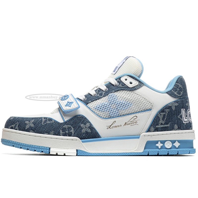 MManbuy L0*1s V*1tt0n Trainer Monogram Denim