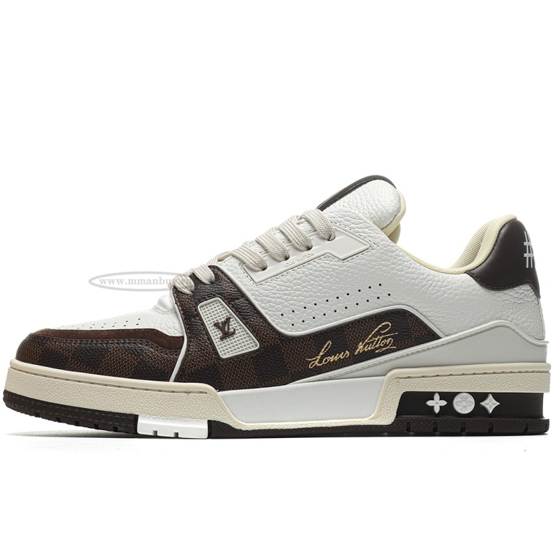 MMANBUY L0*1S V*1TT0N Trainer White/Black/Brown