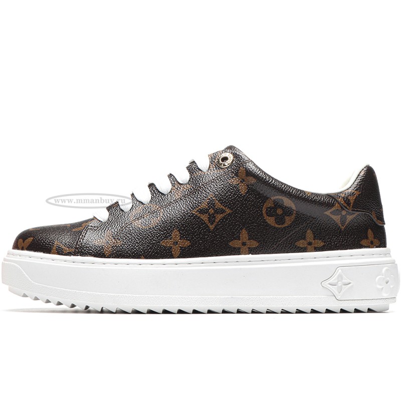 MManbuy L0*1s V*1tt0n Time Out Monogram Leather Cacao Brown White (Women's)