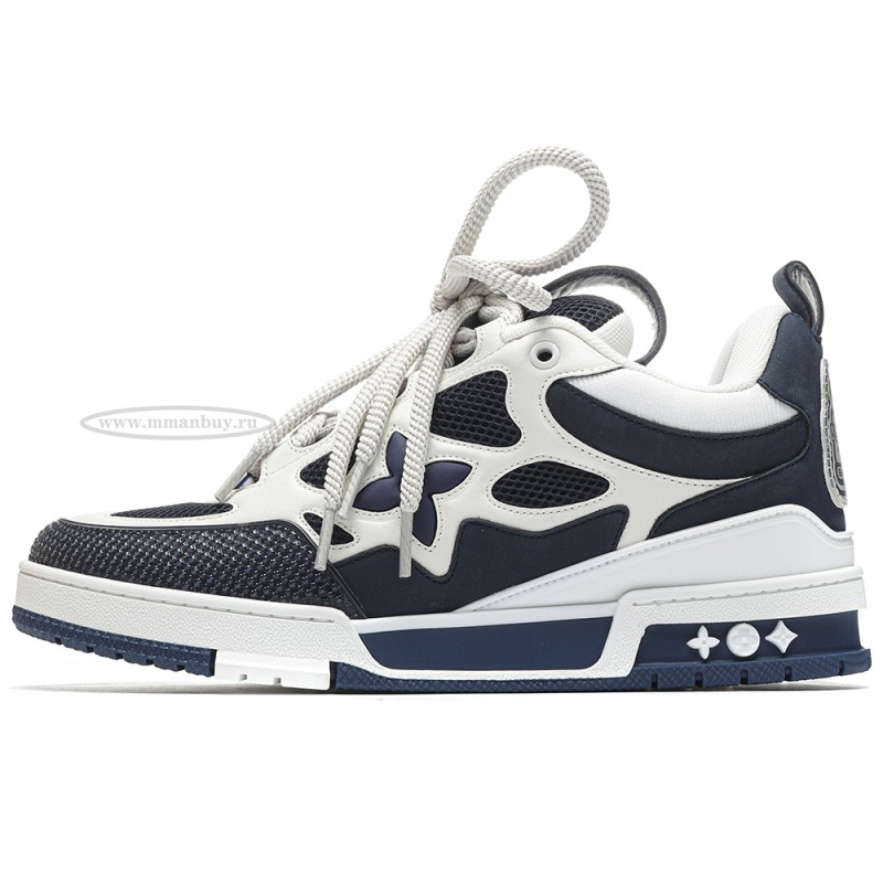 MManbuy L0*1s V*1tt0n Skate Sneaker Marine White