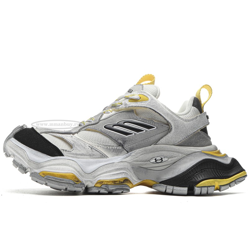 MManbuy Ba1enci*ga Cargo Sneaker Grey Black Yellow (Women's)