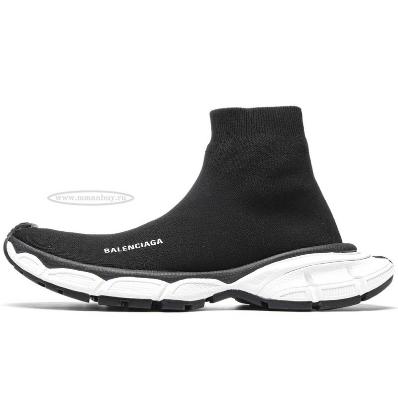 MManbuy Ba1enci*ga 3XL Sock Recycled Knit Sneaker Black