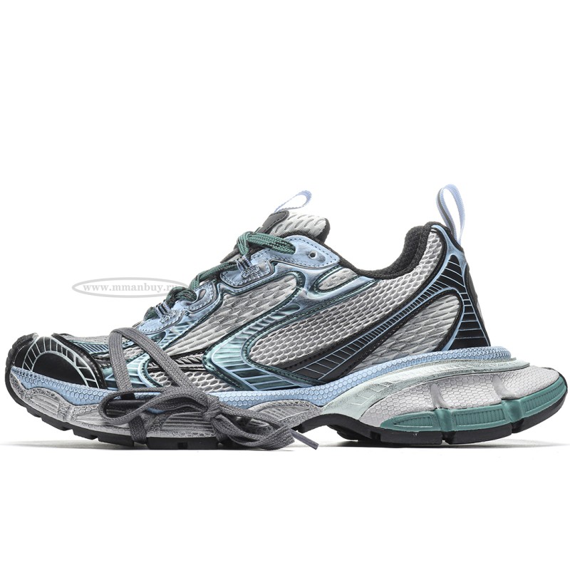 Ba1enci*ga 3XL Blue/Grey/Green