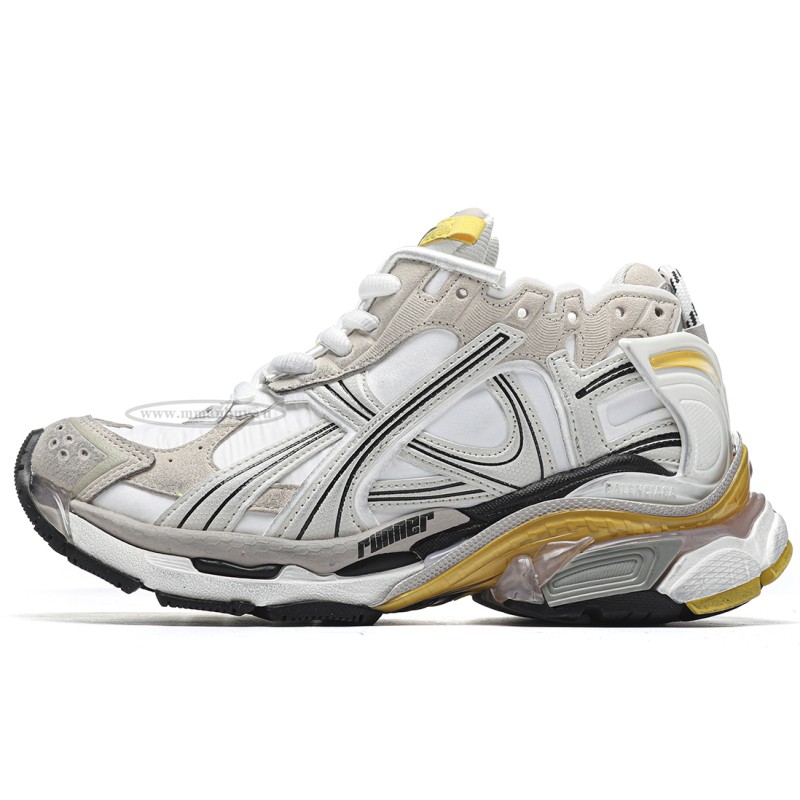 MManbuy Ba1enci*ga Runner White/Grey/Yellow