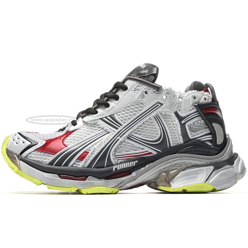 MManbuy Ba1enci*ga Runner Red/Yellow/Grey
