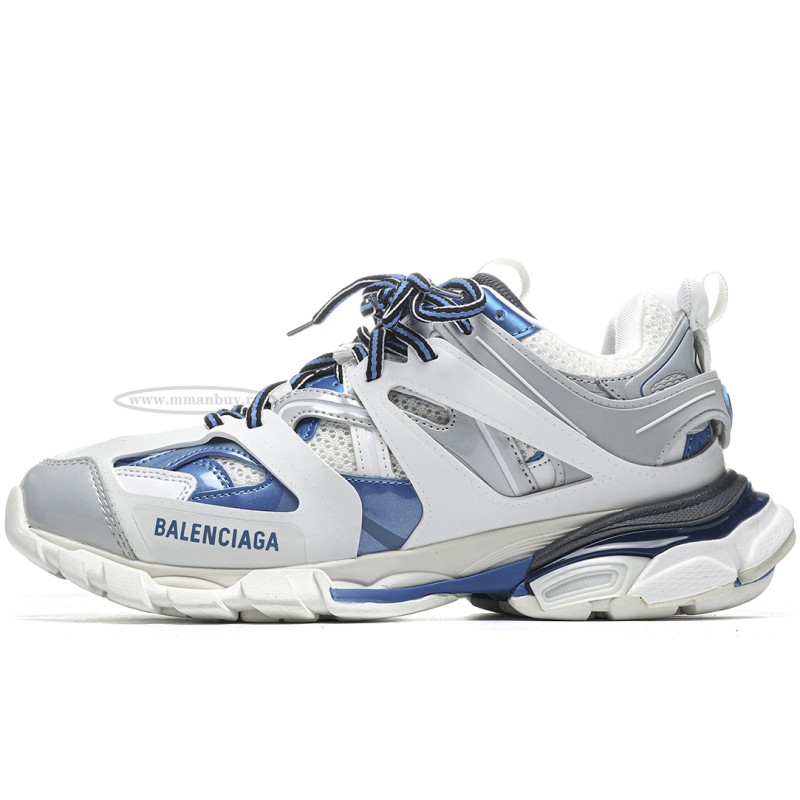 MManbuy Ba1enci*ga Track White/Grey/Blue