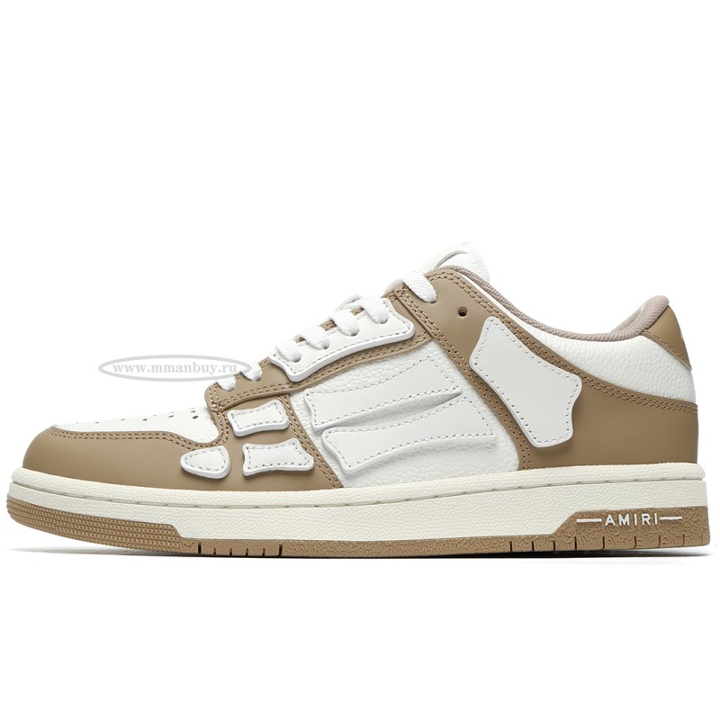 MManbuy Amiri Skel Top Low Brown White