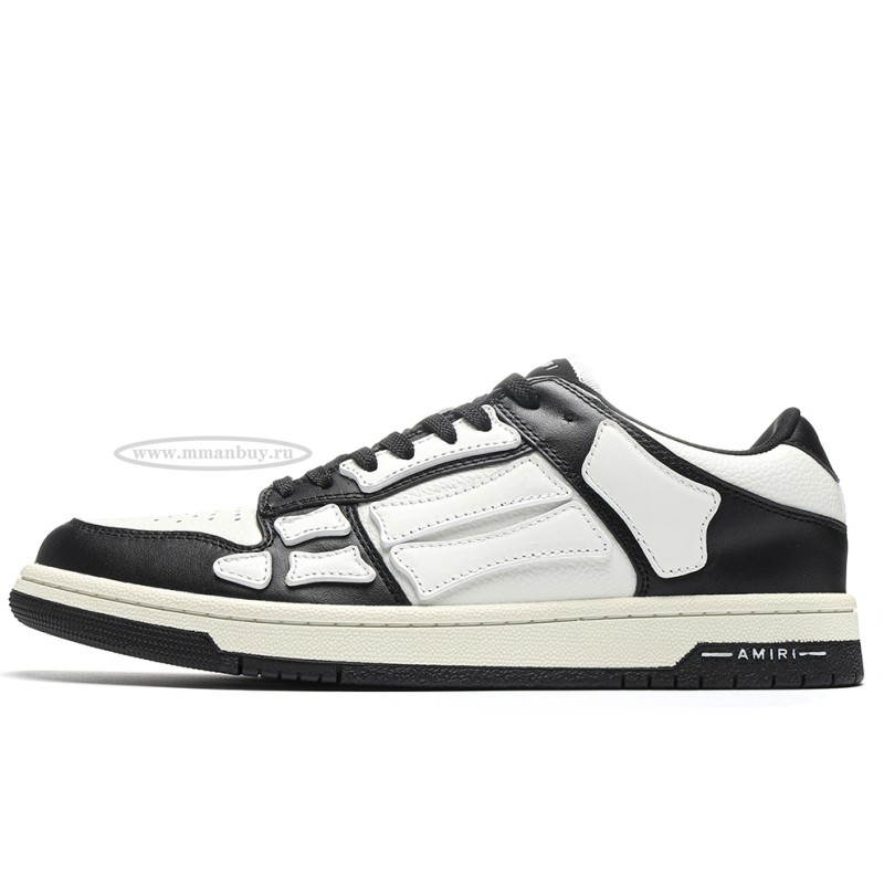 MManbuy AMIRI Skel Top Low Black White