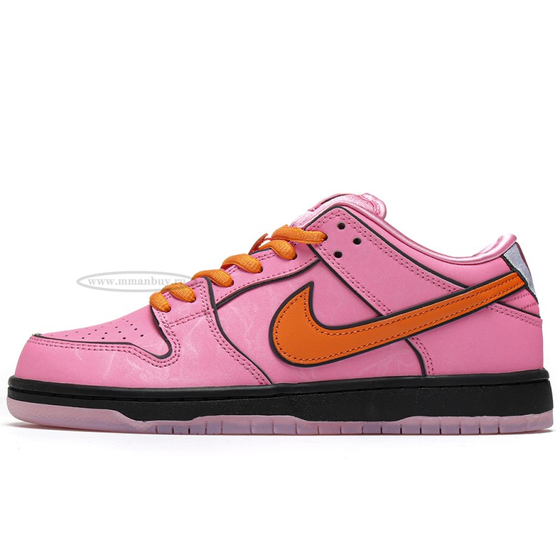 MMnabuy Nike SB Dunk Low The Powerpuff Girls Blossom