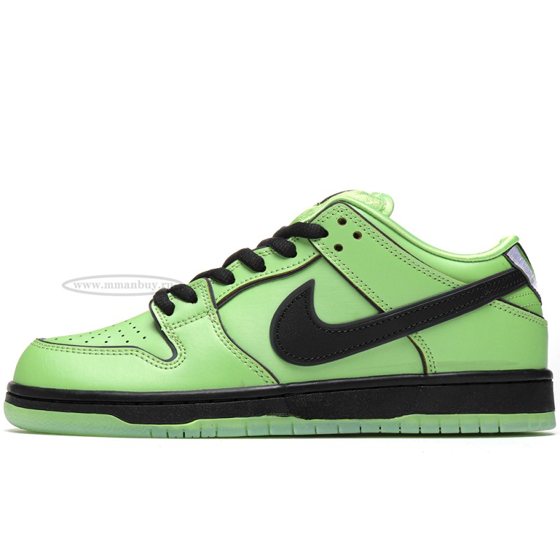 MManbuy Nike SB Dunk Low The Powerpuff Girls Buttercup