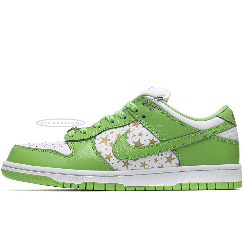 MMANBUY Nike SB Dunk Low Supreme Stars Mean Green (2021)