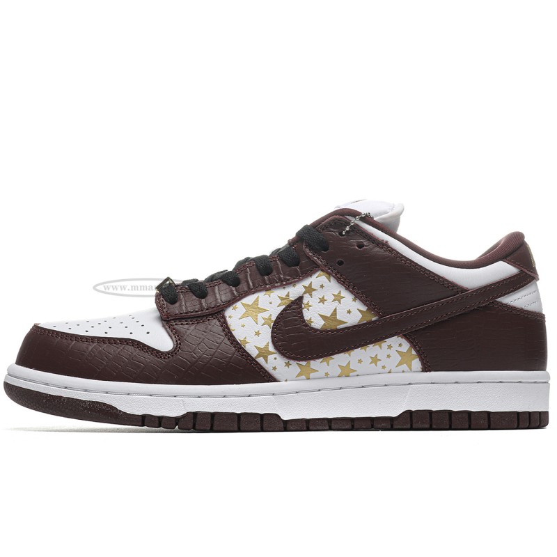 MMANBUY Nike SB Dunk Low Supreme Stars Barkroot Brown (2021)