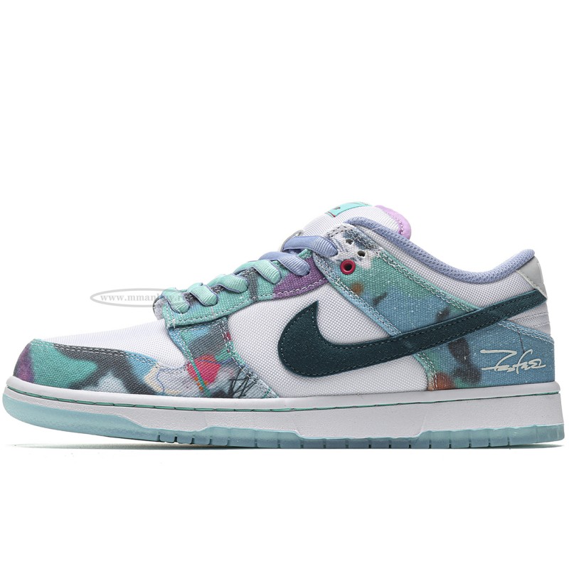MMANBUY Nike SB Dunk Low Futura Laboratories Bleached Aqua