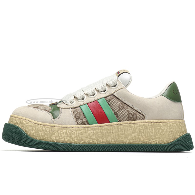 MManbuy Gu*cci Screener Green Leather Detail