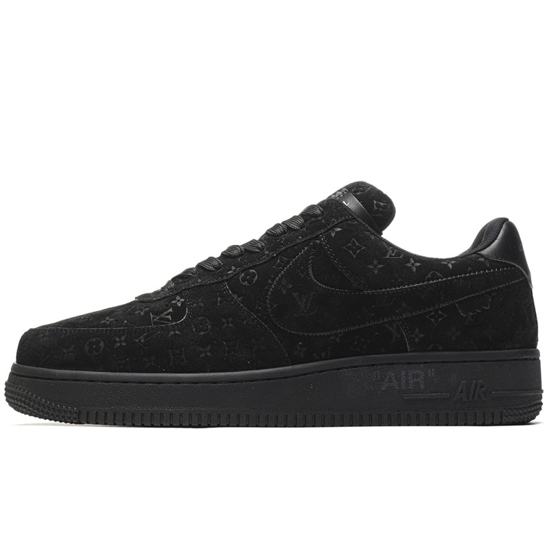 MManbuy Louis Vuitton Nike Air Force 1 Low By Virgil Abloh Black