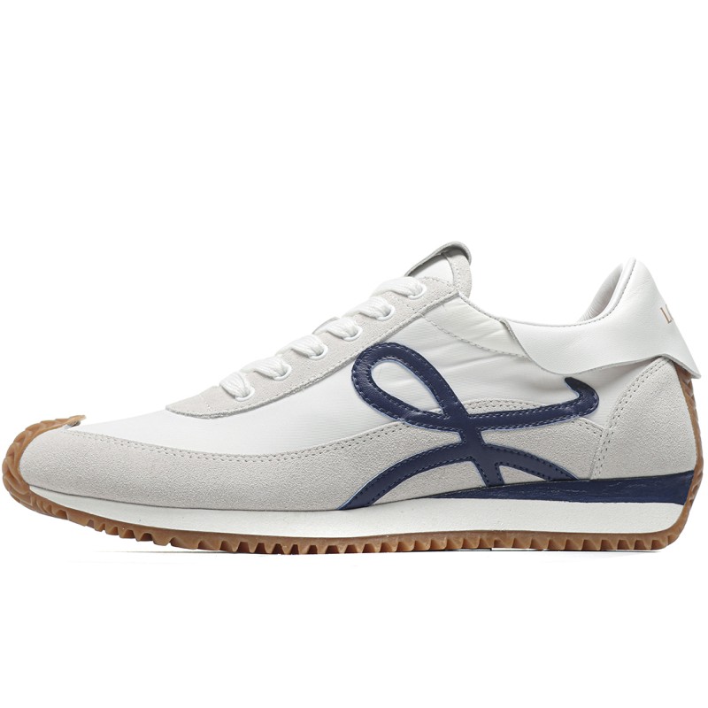MManbuy Loewe Flow Runner White Suede Blue