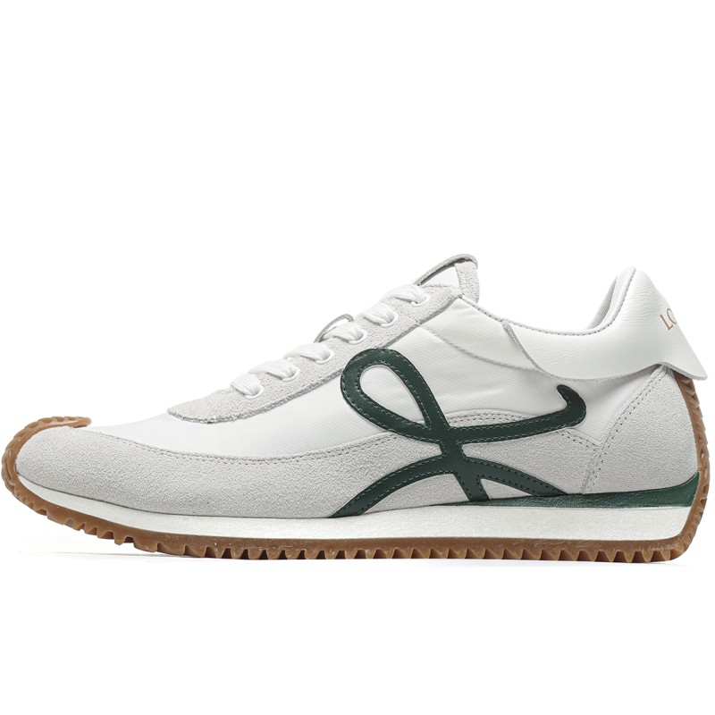 MManbuy Loewe Flow Runner White Suede Green