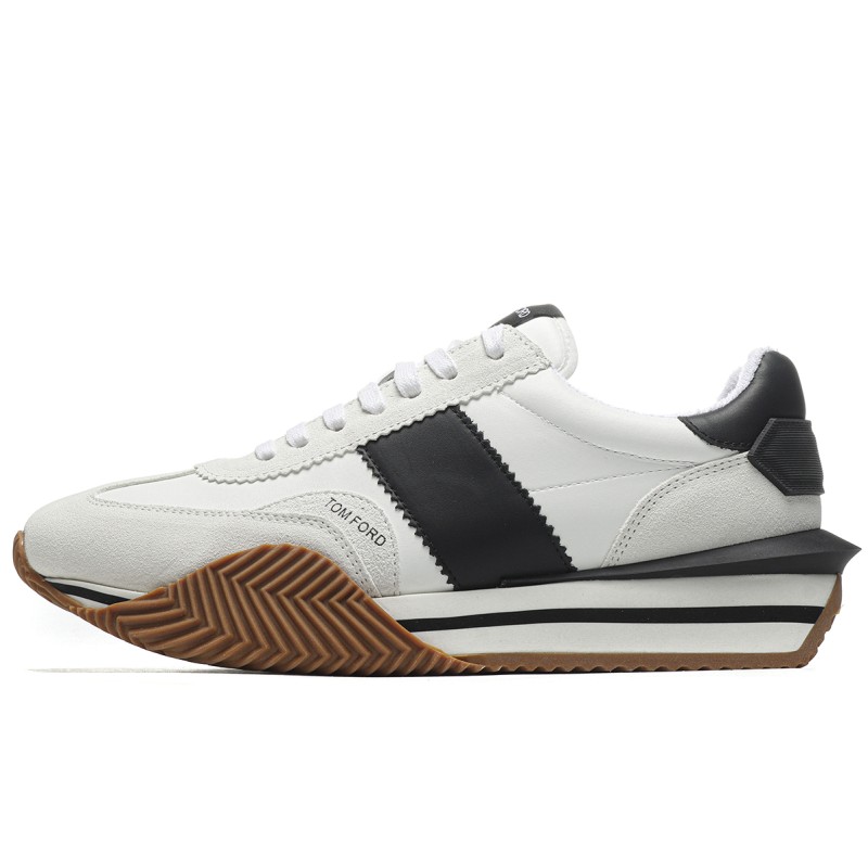Mmanbuy Tom Ford SUEDE ECO-FRIENDLY MATERIAL JAMES SNEAKER Black/White