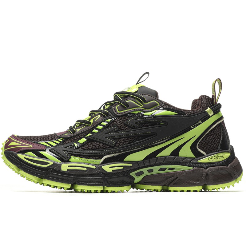 MManbuy OFF-WHITE Be Right Back Chocolate Brown Green