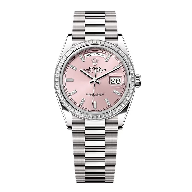Mmanbuy Rolex Day-Date Oyster 36 mm White Gold And Diamonds