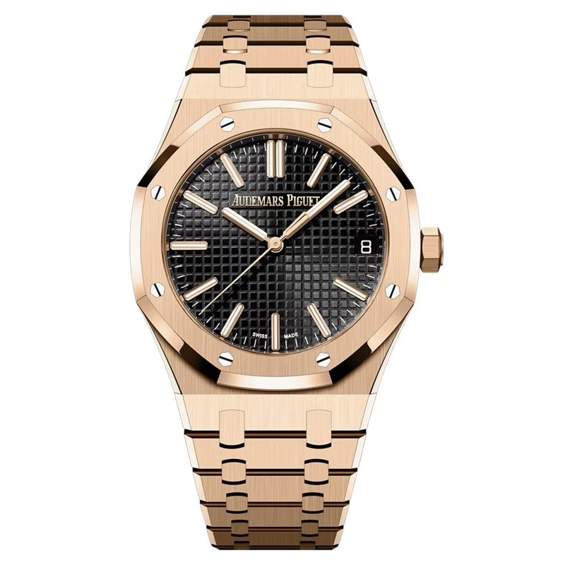 Mmanbuy AUDEMARS PIGUET Royal Oak Selfwinding 41mm Black & Pink Gold