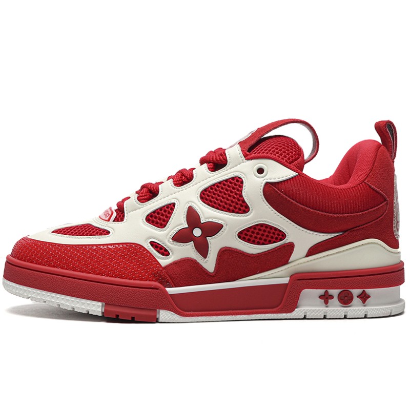 MManbuy L0*1s V*1tt0n Skate Sneaker Red White
