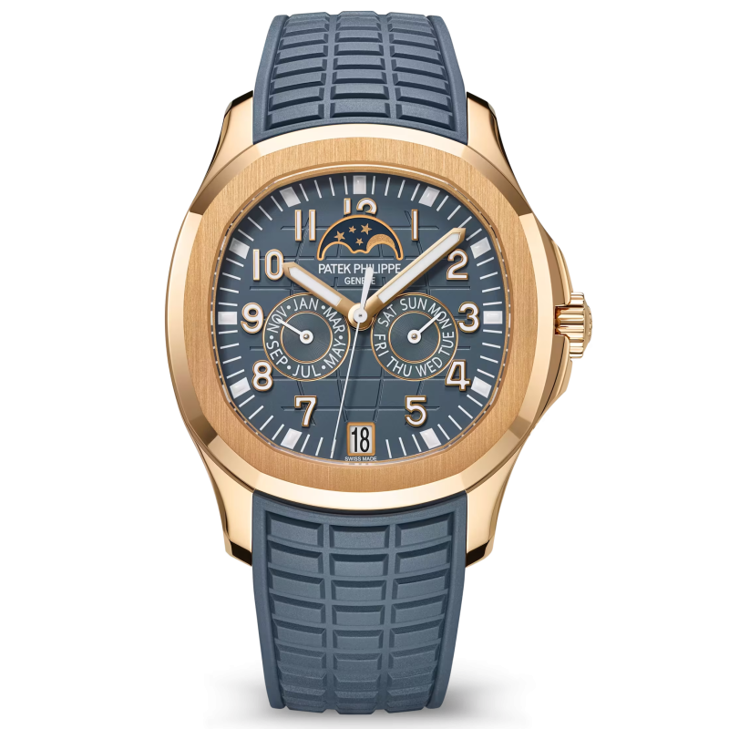 Mmanbuy Patek Philippe ANNUAL CALENDAR MOON PHASES Blue-Gray