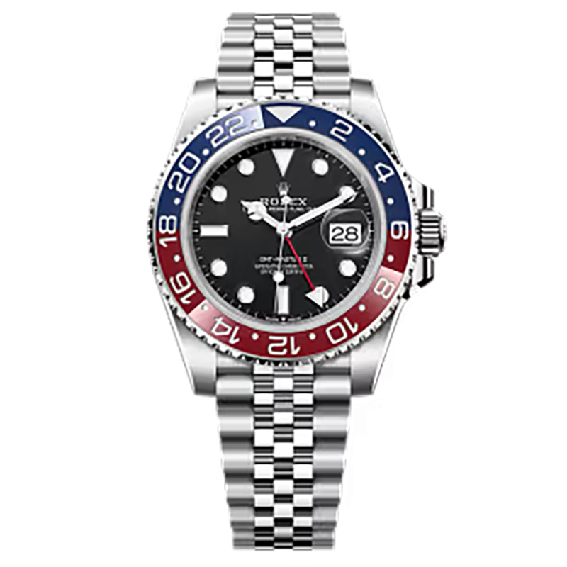 Mmanbuy Rolex GMT-Master II Oyster 40 mm Oystersteel Blue/Red