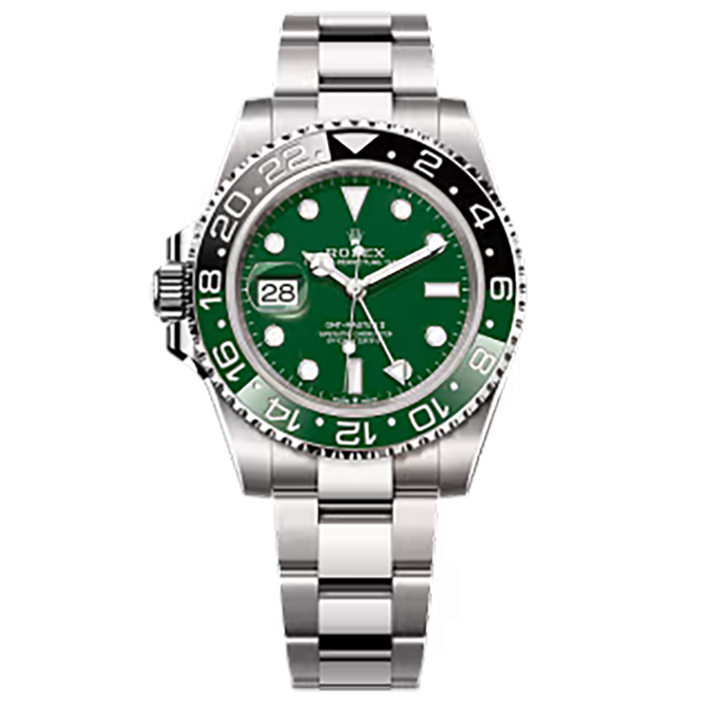Mmanbuy Rolex GMT-Master II Oyster 40 mm White Gold Green