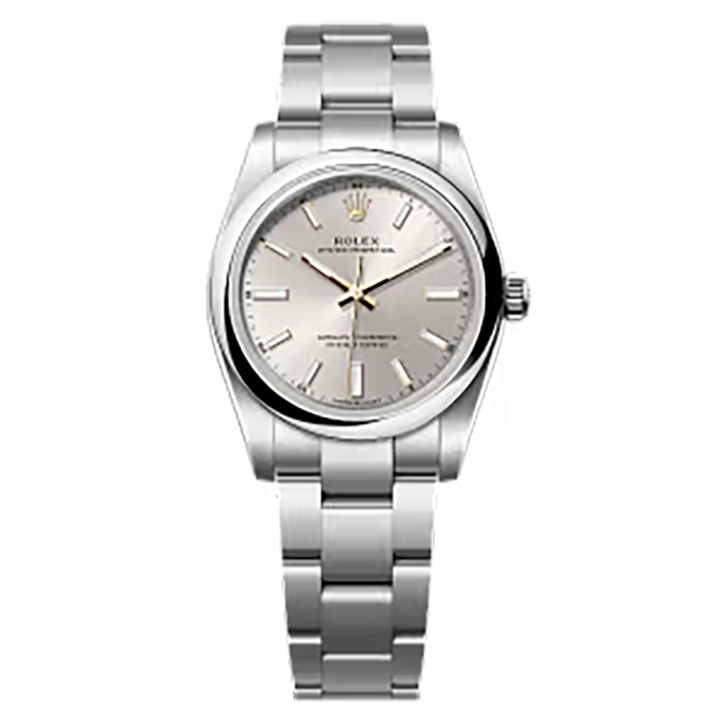 Mmanbuy Rolex Oyster Perpetual 34mm Oystersteel White