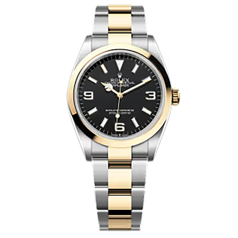 Mmanbuy Rolex Explorer Oyster 36mm Oystersteel And Yellow Gold
