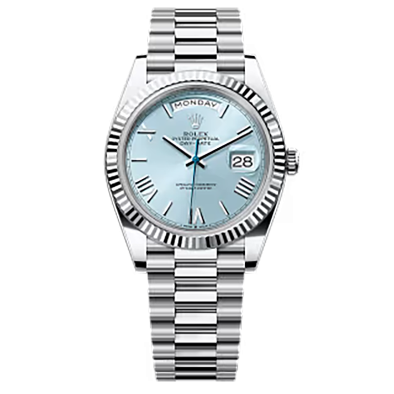 Mmanbuy Rolex Day-Date Oyster 40mm Platinum Blue