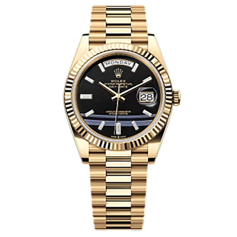 Mmanbuy Rolex Day-Date Oyster 40mm Yellow Gold Black