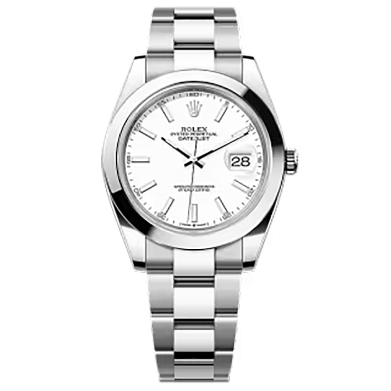 Mmanbuy Rolex Datejust Oyster 41mm Oystersteel White