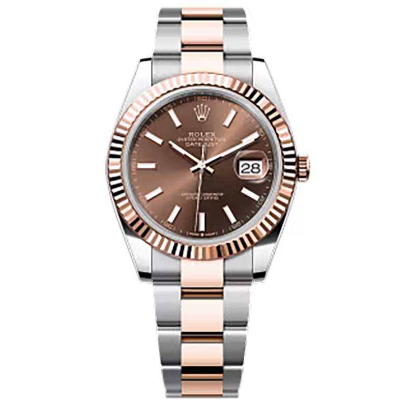 Mmanbuy Rolex Datejust Oyster 41mm Oystersteel And Everose Gold