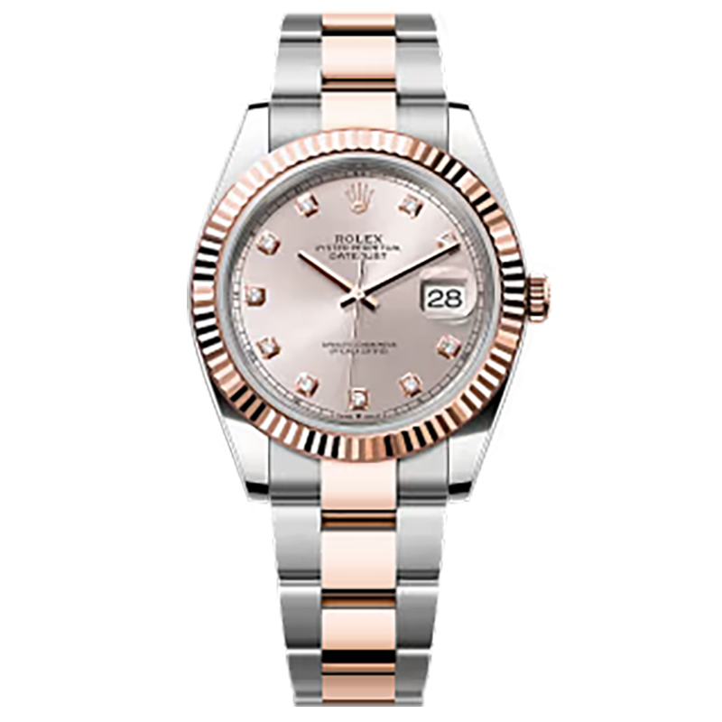 Mmanbuy Rolex Datejust Oyster 41mm Oystersteel And Everose Gold