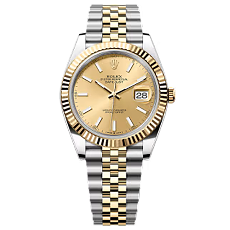 Mmanbuy Rolex Datejust Oyster 41mm Oystersteel And Yellow Gold