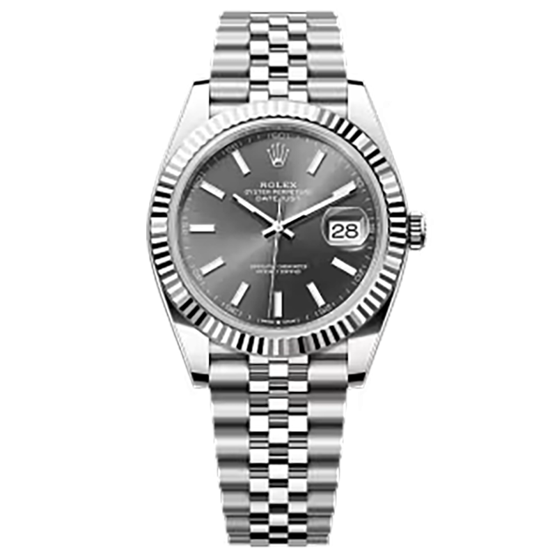 Mmanbuy Rolex Datejust Oyster 41mm Oystersteel And White Gold Grey