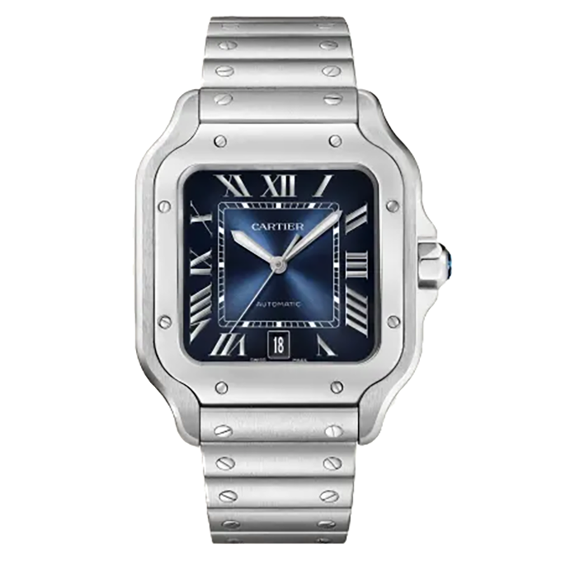 Mmanbuy Cartier Santos Steel 42mm Blue