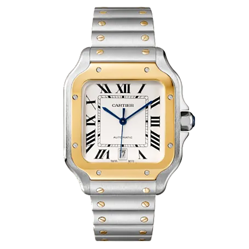 Mmanbuy Cartier Santos 42mm Steel And Gold