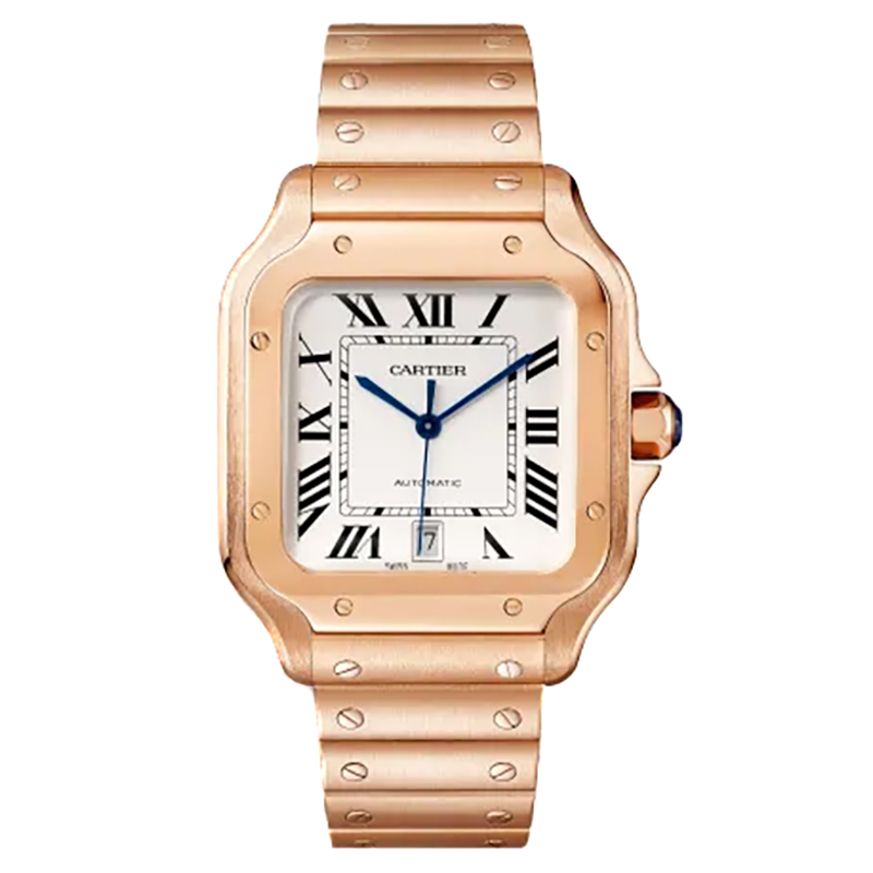 Mmanbuy Cartier Santos 42mm Rose Gold