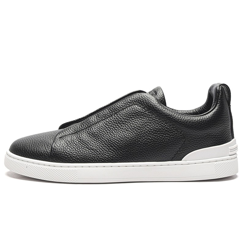 MMANBUY ZEGNA Triple Stitch™ Suede Low-Top Sneakers Light Taupe