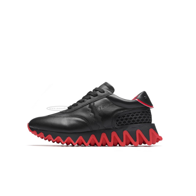 MManbuy Christian L1*ouboutin L1*oubishark Leather Black