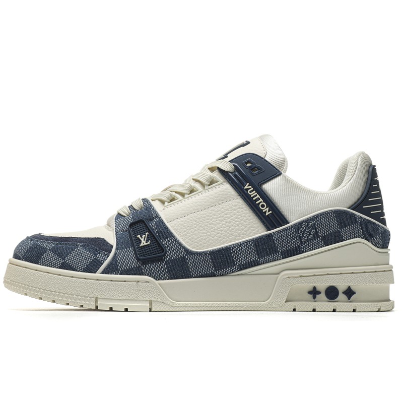 MManbuy L0*1S V*1TT0N  Trainer White/Denim Blue