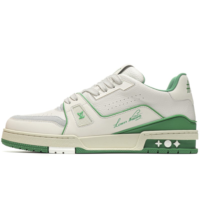 MManbuy L0*1S V*1TT0N L0*1S V*1TT0N Trainer #54 Signature White Green