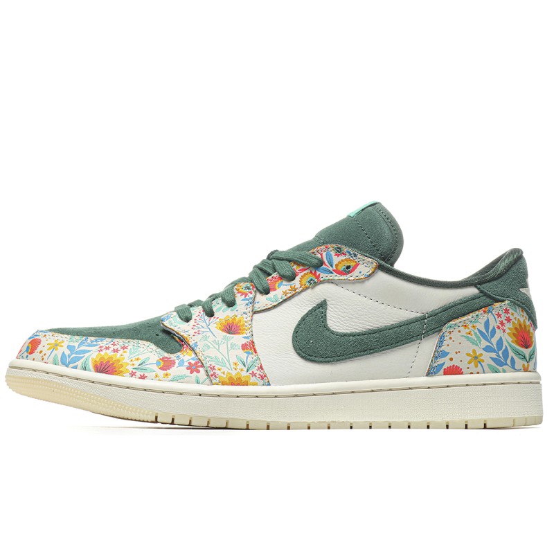 MManbuy  Jordan 1 Retro Low OG Jayson Tatum Welcome to the Garden Pack (Original Sample)