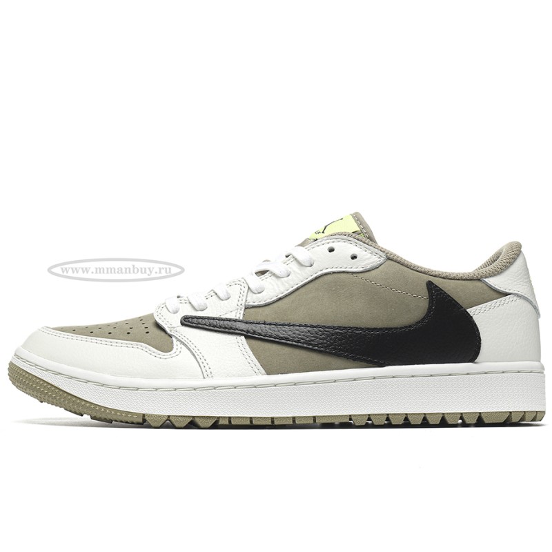 MManbuy Jordan 1 Retro Low Golf Travis Scott Neutral Olive