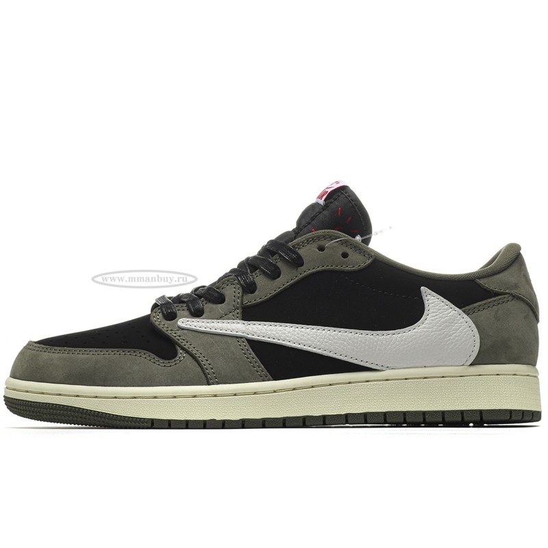 MMANBUY Travis Scott Air Jordan 1 Low OG Black Olive