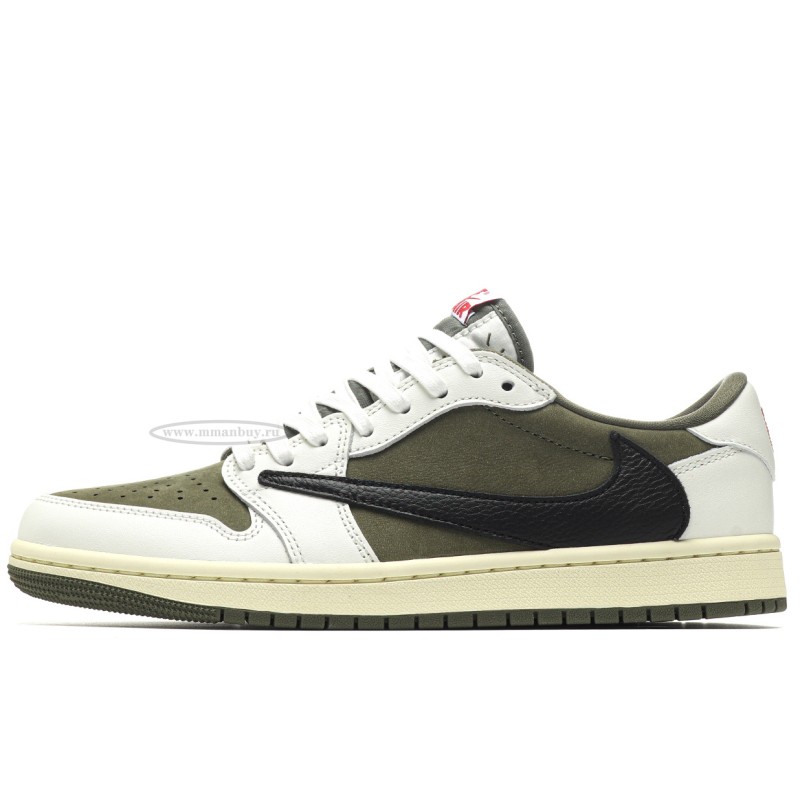 MMANBUY TRAVIS SCOTT AIR JORDAN 1 LOW OG MEDIUM OLIVE