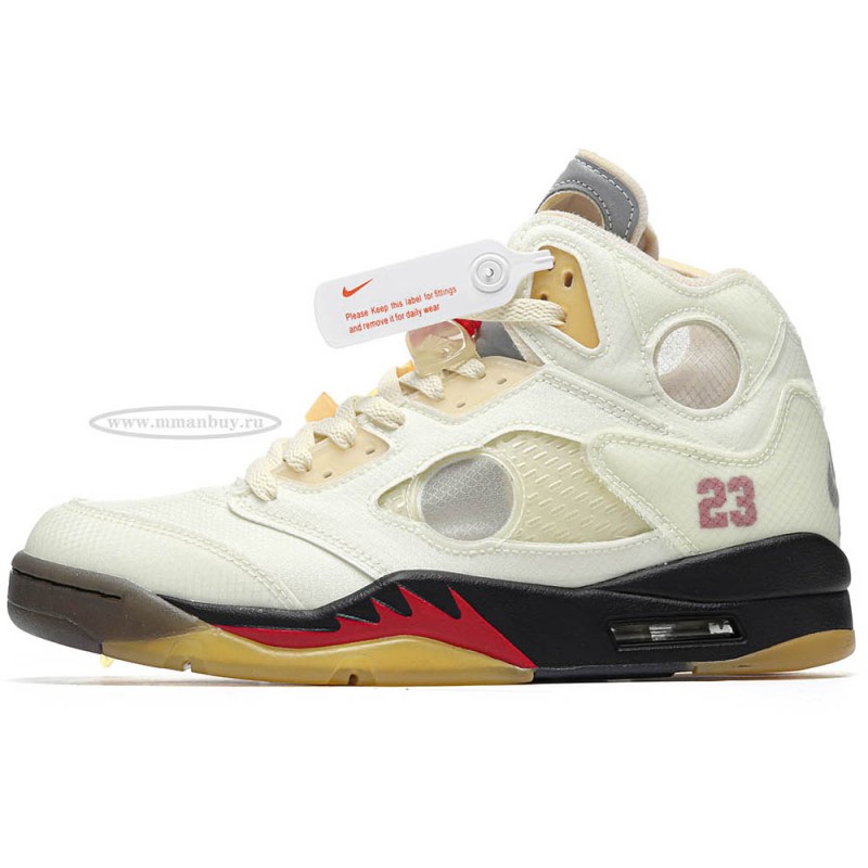 MManbuy Jordan 5 Retro Off-White Sail